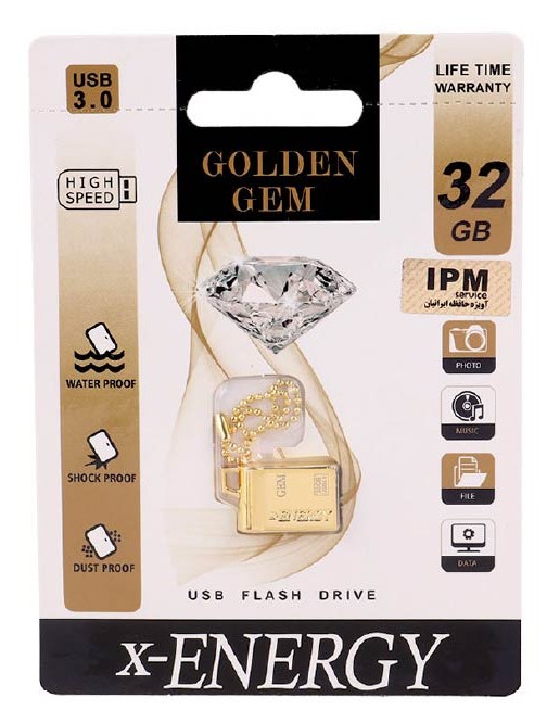 X-Energy Golden Gem USB3.0 32GB Flash Drive
