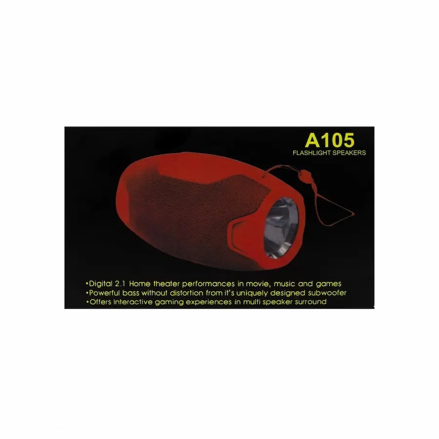 اسپیکر بلوتوثی چراغدار مدل A105